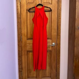 Banana Republic Red Romper  size 2 - normal wear needs re hem only